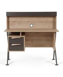 PAN Home Eden Kids Study Desk With 2 Drawers - Brown