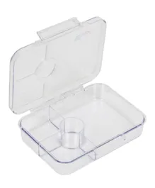 Little Angel Kid's Bento Lunch Box 4 Compartments - Airtight, Food-Safe, Space Theme for 3 Years+, 16.5x21x6.5cm