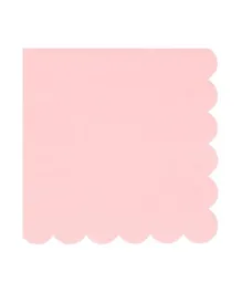 مناديل صغيرة ميري ميري بلون قطن الحلوى الوردي - 16 قطعة