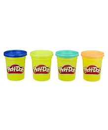 Play-Doh Pack of 4 Tubs - 448g