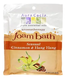 AURA CACIA Sensual Cinnamon & Ylang Ylang Foam Bath - 70.9g