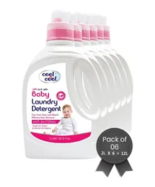 Cool & Cool Baby Laundry Detergent Pack of 6 - 2L each