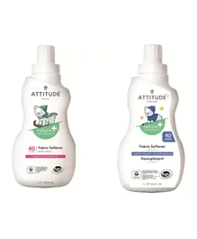 Attitude Bundle  Fabric Softener Fragrance-free  &  Soothing Chamomile - 1L Each