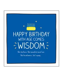 Pigment With Age Comes Wisdom Greeting Card