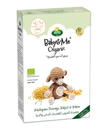 Arla Baby & Me Organic Multigrain Porridge Millet & Maize - 210g