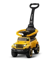 Baybee 2 in 1 Villy Push Ride-On Car - Yellow