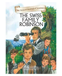 Om Kidz  Illustrated Classics Swiss Family Robinson Hardback - English