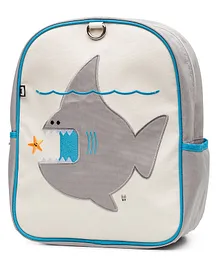 BeatrixNY Little Kid Backpack Nigel the Shark - Grey