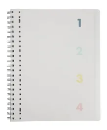 Hema 4 In 1 College Block A4 White Colour - 200 Pages