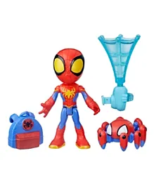 Hasbro Marvel Spidey and His Amazing Friends: Web-Spinners Spidey Action Figure with Accessories - 4 Inch
