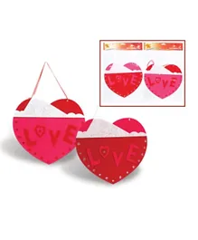 Party Magic Love Heart Hanging Decoration 2 Assortment