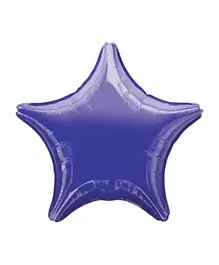 Party Center Star Foil Balloon -Metallic Purple
