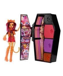 Mattel Monster High Skulltimates Secrets Neon Frights Series Toralei Doll - 32 cm