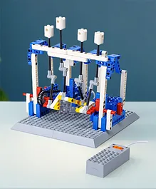 Power Machinery Steam Engine 4-in-1 Small Particle Building Block Set - 296 Pieces
