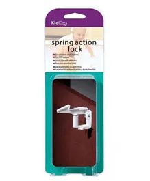 Kidco Kidco Spring Action Lock Pack of 4 - White