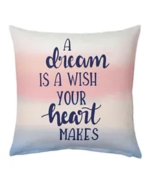 Danube Home Dreamz Quote Print Filled Cushion