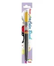 Pentel Blister Color Brush Pen - Yellow