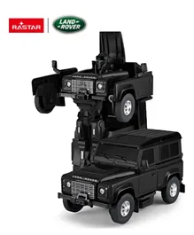 Rastar Land Rover Transformable Die-Cast Car 1:32 Scale - Black