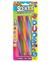 Weveel Scentos Scented 5 Pieces Twisted Erasers - Multicolor