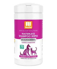 Nootie Waterless Shampoo Wipes Japanese Cherry Blossom - 70 Count