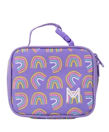 MontiiCo Rainbows Mini Insulated Lunch Bag - Purple