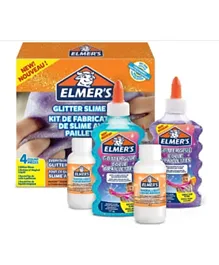 Elmer's Glitter Slime Kit Purple 4 Pieces - Assorted