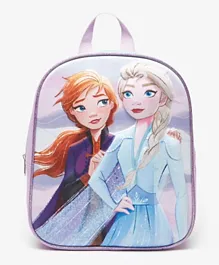 Disney Frozen Print Backpack Lilac - 12.6 Inches