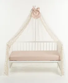 Monnet Baby French Lace Crib Canopy - Cream