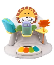 Factory Price Multicolour Seat with Feeding Table with Piano - Lion Design