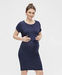 Mamalicious Mlalison 2-in-1 Maternity Midi Dress - Navy Blazer