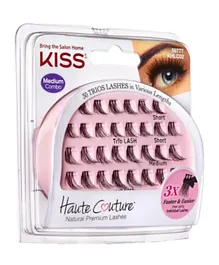 KISS Haute Couture Trio Eye Lashes Medium - Pack of 30