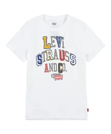 Levi's LVB Scrapbook Logo T-Shirt - White