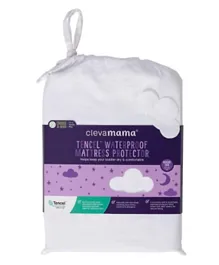 كليفاماما - واقي مرتبة مقاومة للماء من تينسيل لسرير الأطفال الجانبي