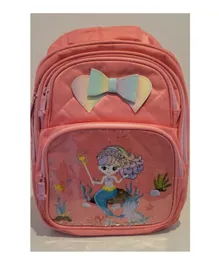 Stuck On You Mermaid Back Pack School Bag Pink - 16 Inches