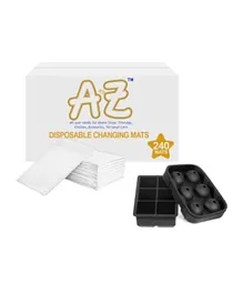 A to Z Disposable Changing Mat Value White - Pack of 240