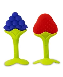 Baybee Fruit Silicone Teether - Pack of 2