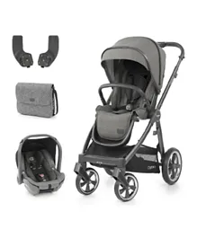 Oyster 3 Premium Baby Stroller with Capsule i Size Car Seat + Adapter + Diaper Changing Bag - Mercury