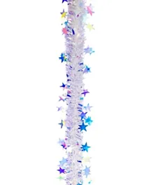 Christmas Magic Deluxe Tinsel Garland with Stars