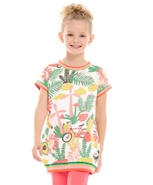 Victor and Jane Floral All Over Print Top - Multicolor