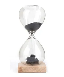 Kikkerland Magnetic Hourglass - Clear
