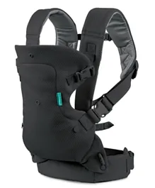 Infantino Flip 4-in-1 Light & Airy Convertible Carrier, 4 Way Carry, Adjustable Waist Belt, Ergonomic Seat, 10.16 x 25.4 x 25.4 cm, 0 Months+ - Black/Grey