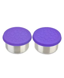 LunchBots Dips Pots Purple Set of 2 - 133mL Each
