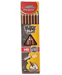 Maped Peps HB Pencil Black - Pack of 12