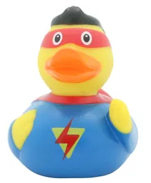 Lilalu Superman Rubber Duck Bath Toy - Blue and Yellow