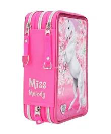 TOPModel Miss Melody Triple Pencil Case Cherry Blossom