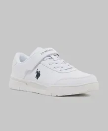 U.S. POLO ASSN.. Michael Logo Detail Lightweight Sneakers - White