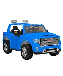 Babyhug GMC Licensed Battery Operated Ride On with Music & Lights and Remote Control - Blue