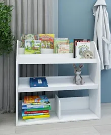 HomeBox Vanilla Cosmic Kids Bookcase and Storage Cabinet