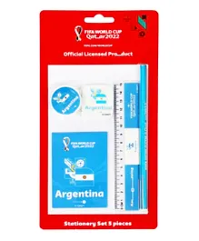 FIFA 2022 Country Argentina Stationery Set - 5 Pieces