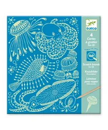 Djeco Sea Life Scratch Cards